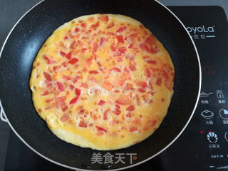 番茄鸡蛋三明治的做法步骤:6