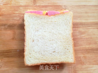 番茄鸡蛋三明治的做法步骤:12