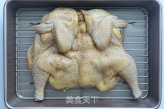 烤脆皮鸡的做法步骤:6