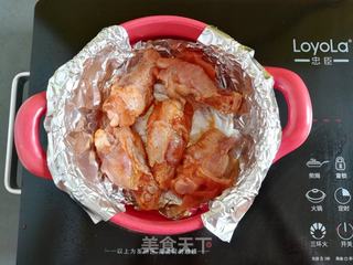 新奥尔良烤鸡根翅(砂锅版)的做法步骤:6