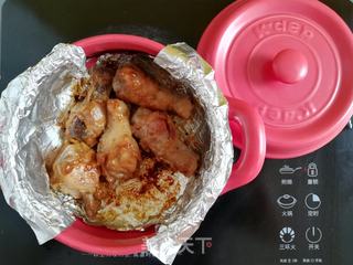 新奥尔良烤鸡根翅(砂锅版)的做法步骤:9