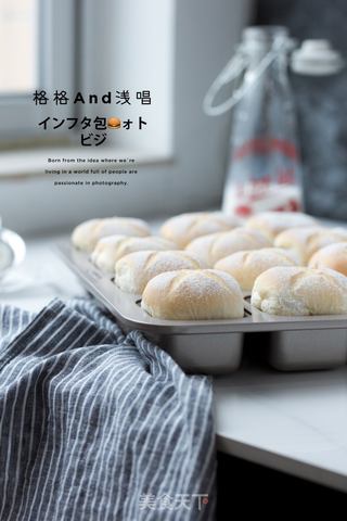 日式牛奶餐包卷的做法步骤:13