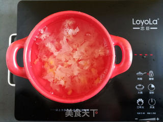 菠萝银耳羹的做法步骤:6