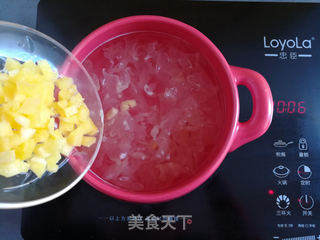 菠萝银耳羹的做法步骤:8