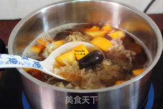 木瓜银耳糖水的做法步骤:7