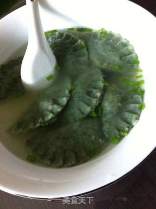 青苧麻饺子的做法步骤:7