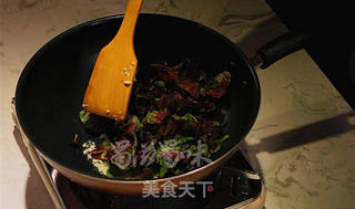 苋菜炒饭的做法步骤:3