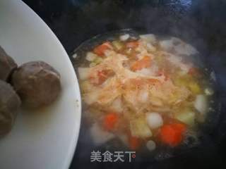 咖喱肉丸盖浇饭的做法步骤:5