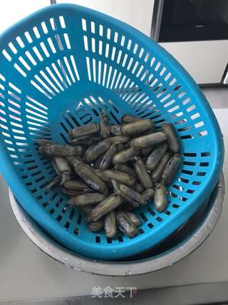 爆炒蛏子的做法步骤:2