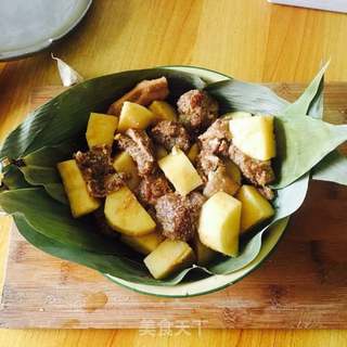 粉蒸鸭肉的做法步骤:5