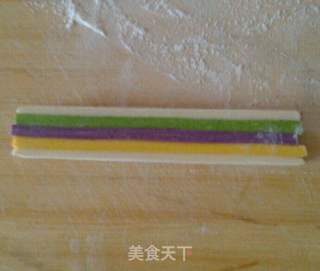 五彩馄饨的做法步骤:4
