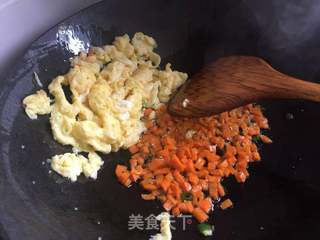 葱香蛋炒饭的做法步骤:4