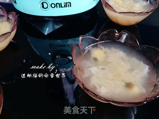 莲子雪耳菊花羹,女神的夏日解暑神器的做法步骤:9