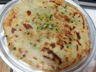 香葱煎饼的做法步骤:12