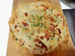 香葱煎饼的做法步骤:13