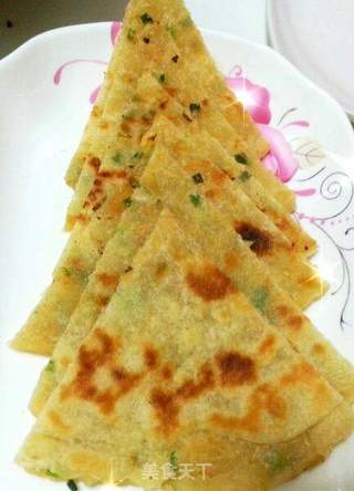 香葱煎饼的做法步骤:15