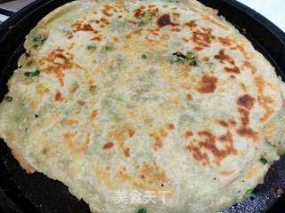 香葱煎饼的做法步骤:11