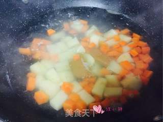 咖喱鸡排饭的做法步骤:7