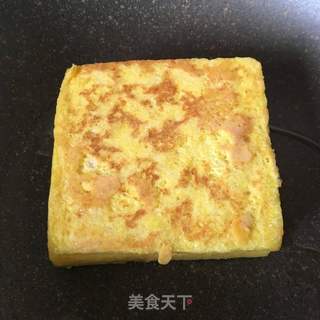 港式火腿西多士的做法步骤:7