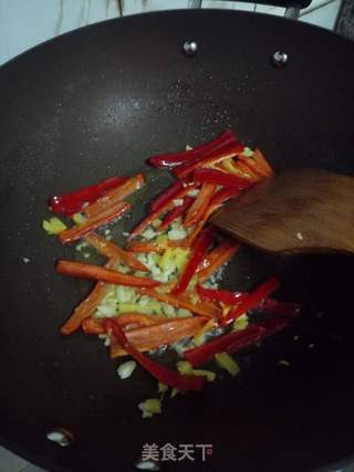 小炒荷兰豆的做法步骤:4