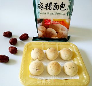 红枣麻糬面包的做法步骤:8