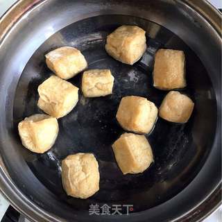 油豆腐塞肉的做法步骤:2