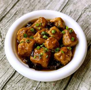 油豆腐塞肉的做法步骤:16