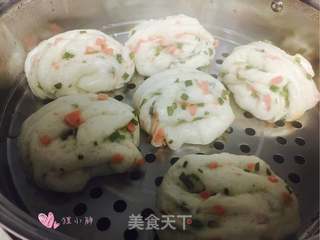 葱花火腿卷的做法步骤:21