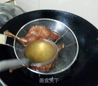 脆皮茶香烤鸭的做法步骤:17