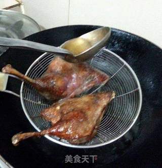 脆皮茶香烤鸭的做法步骤:18