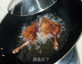 脆皮茶香烤鸭的做法步骤:20