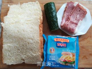 培根芝士三明治的做法步骤:3