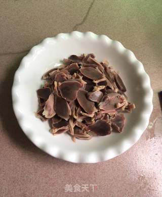 口水鸭胗的做法步骤:4