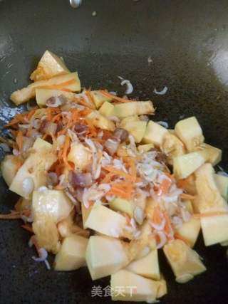 南瓜虾皮饭的做法步骤:8