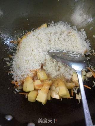 南瓜虾皮饭的做法步骤:9