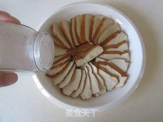 豆豉腊鱼蒸香干的做法步骤:3