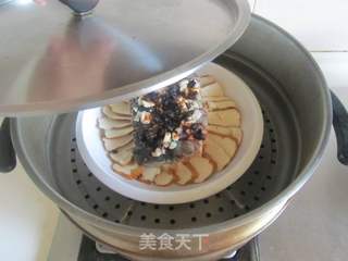 豆豉腊鱼蒸香干的做法步骤:6