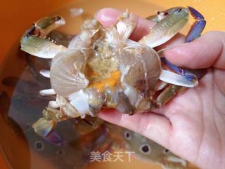 油焖三眼蟹的做法步骤:3