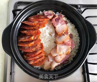 腊味煲仔饭的做法步骤:5