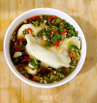 酸汤水饺的做法步骤：6