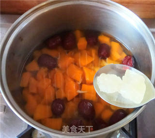 红枣南瓜糖水的做法步骤:6