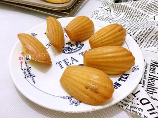 香草蔓越莓玛德琳的做法步骤:14