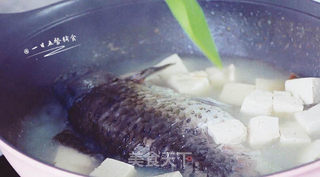 奶白鲫鱼豆腐汤的做法步骤:6