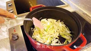 香煎五花肉饭的做法步骤:6