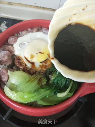 情迷罗勒煲仔饭的做法步骤:13