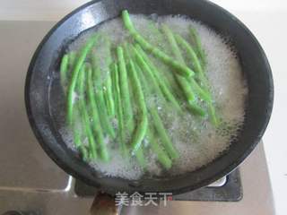四季豆炒牛肚丝的做法步骤:3