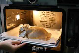 烤箱食谱之脆皮烤全鸡的做法步骤:7
