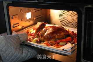 烤箱食谱之脆皮烤全鸡的做法步骤:12