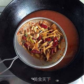 水煮江团的做法步骤:11