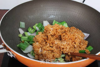 酱香炒饭的做法步骤:7